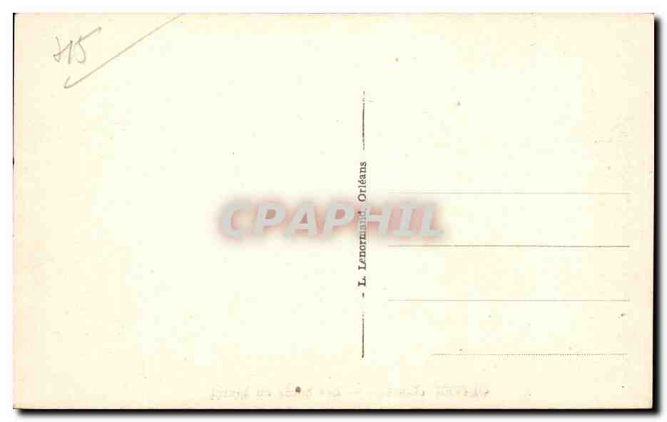 CPA Olivet Les bords du Loiret — Verso