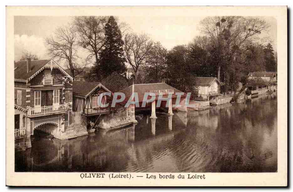 Olivet (Loiret) — Les bords du Loiret — Éditeur Paul Fiset
