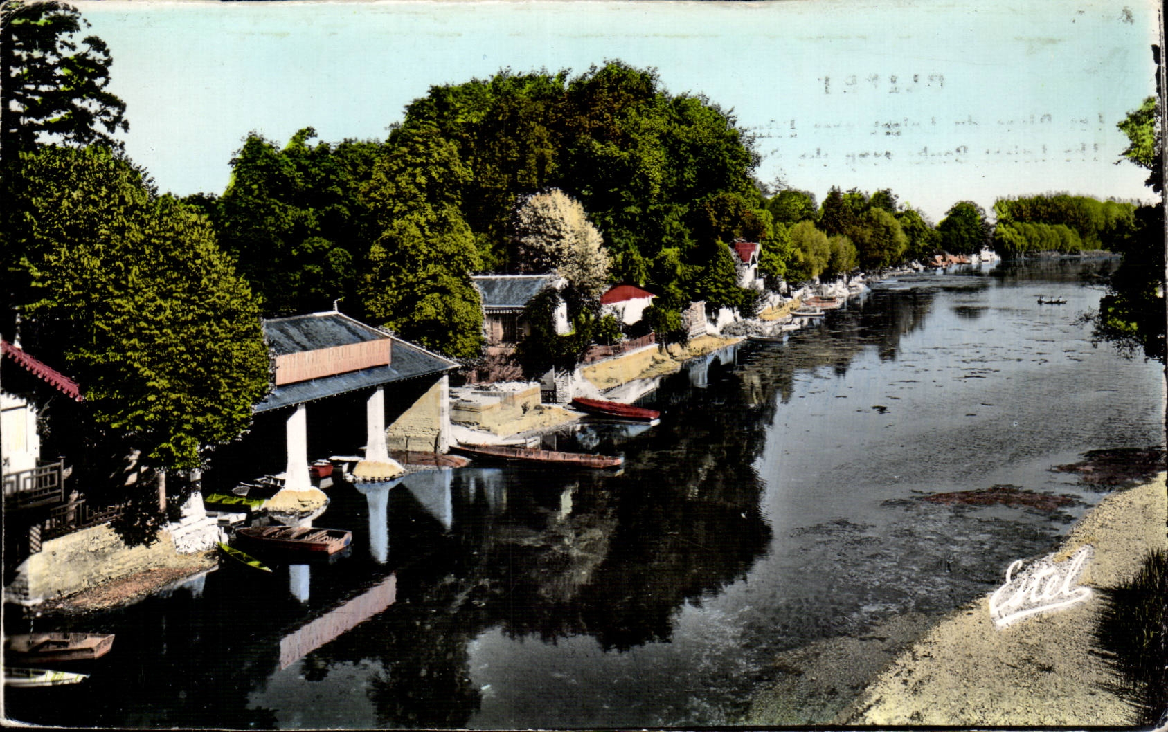 CPSM Olivet Les rives du Loiret vers l'amont 