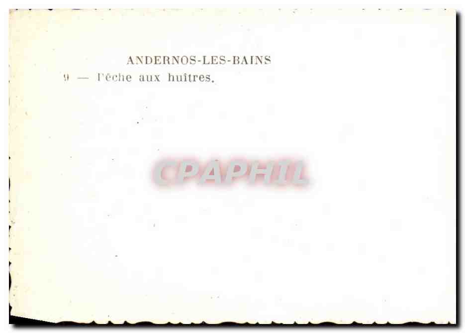 CPSM Andernos les Bains Peche aux huitres — Back