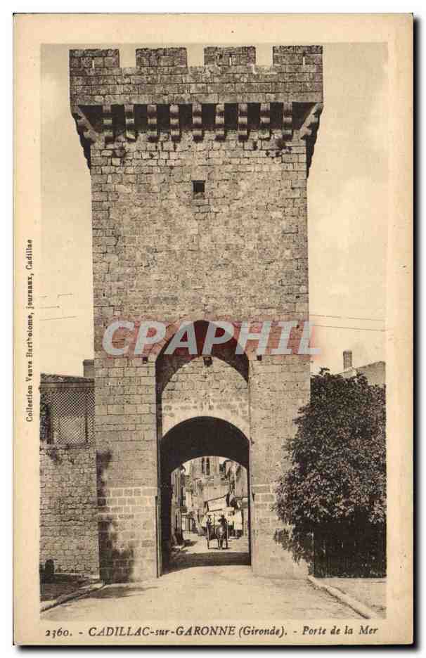 CADILLAC-sur-GARONNE (Gironde) — Porte de la Mer — Journaux, Cadillacs