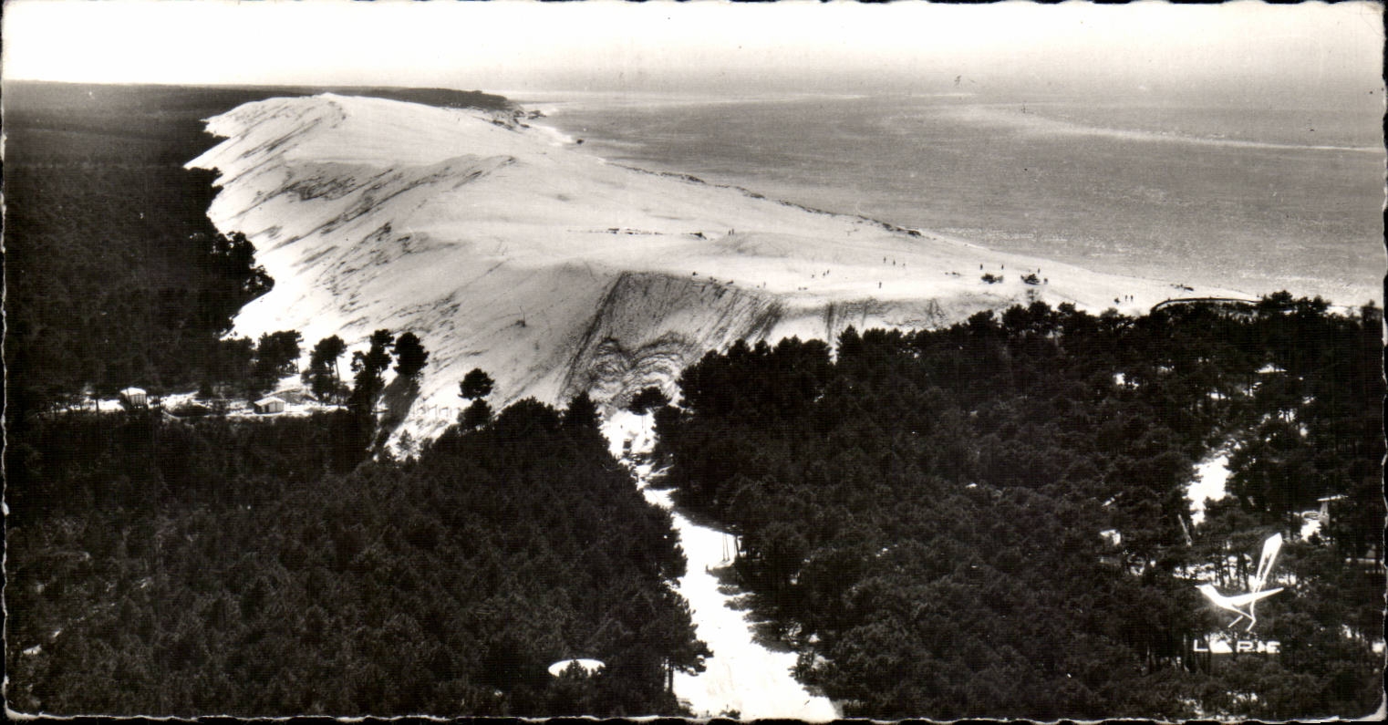 CPSM La grande dune du Pilat au sud du bassin d'Arcachon