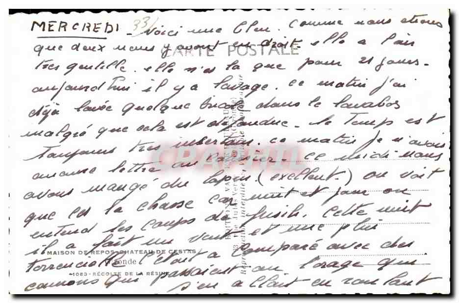 Extraction du latex — technique traditionnelle — Maison de Repos Château de Cestns — Reverso