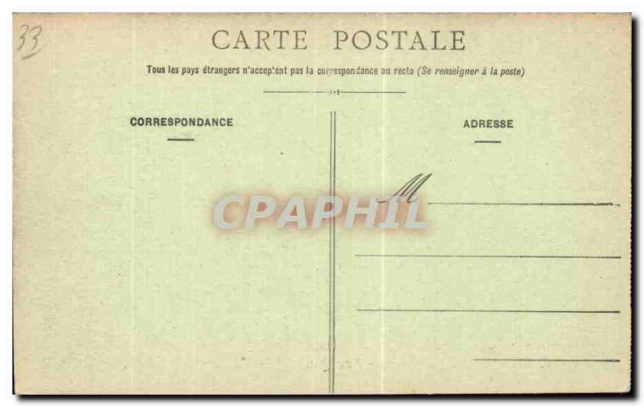 La Réole (Gironde) — Les Quais et la Garonne — Éditions des Nouvelles Caleries, n°3 — Rückseite