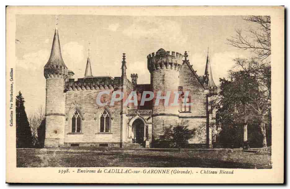 Schloss Ricaud — Umgebung von Cadillac-sur-Garonne (Gironde) — Sammlung Yve Barthélemy, Cadillac