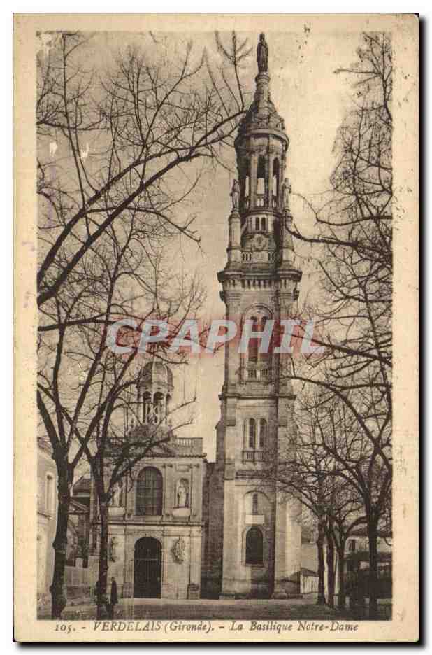 CPA Verdelais La basilique NNotre DAme