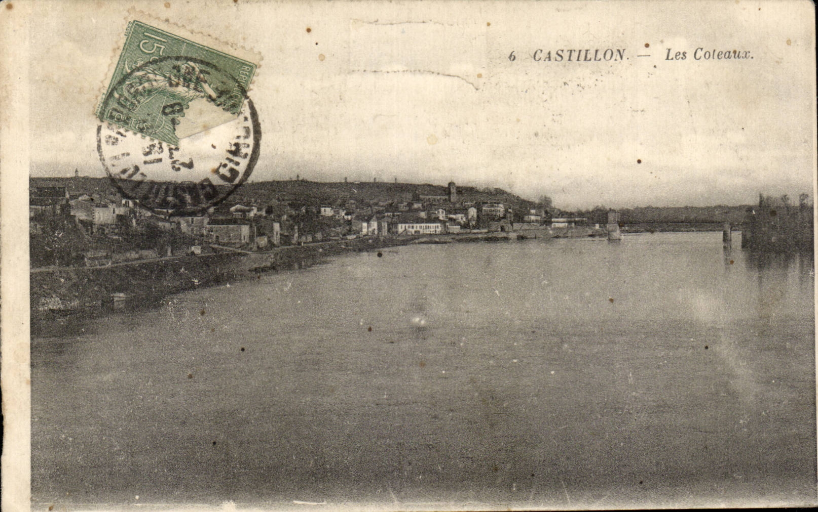 CPA Castillon Les coteaux
