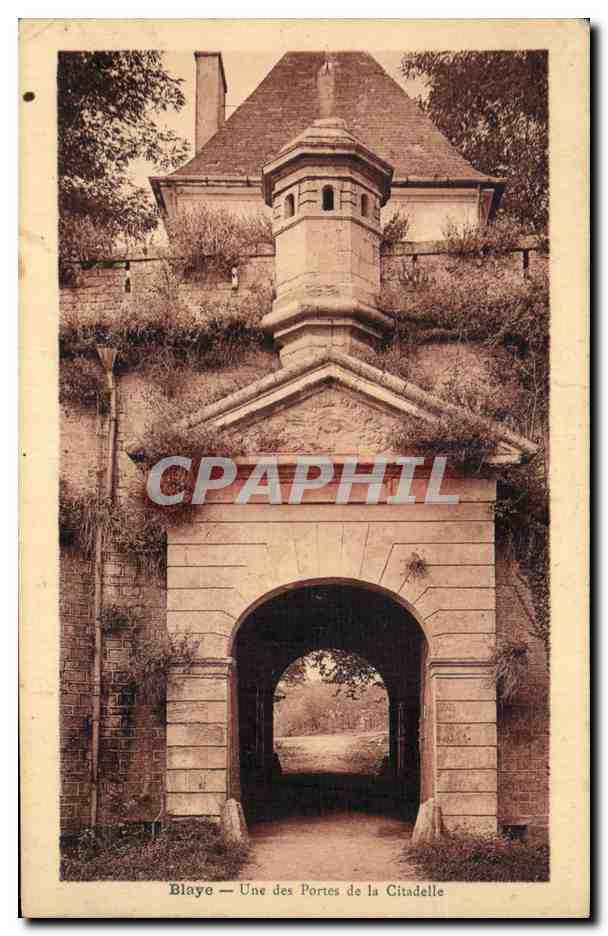CPA Blaye Une des portes de la citadelle