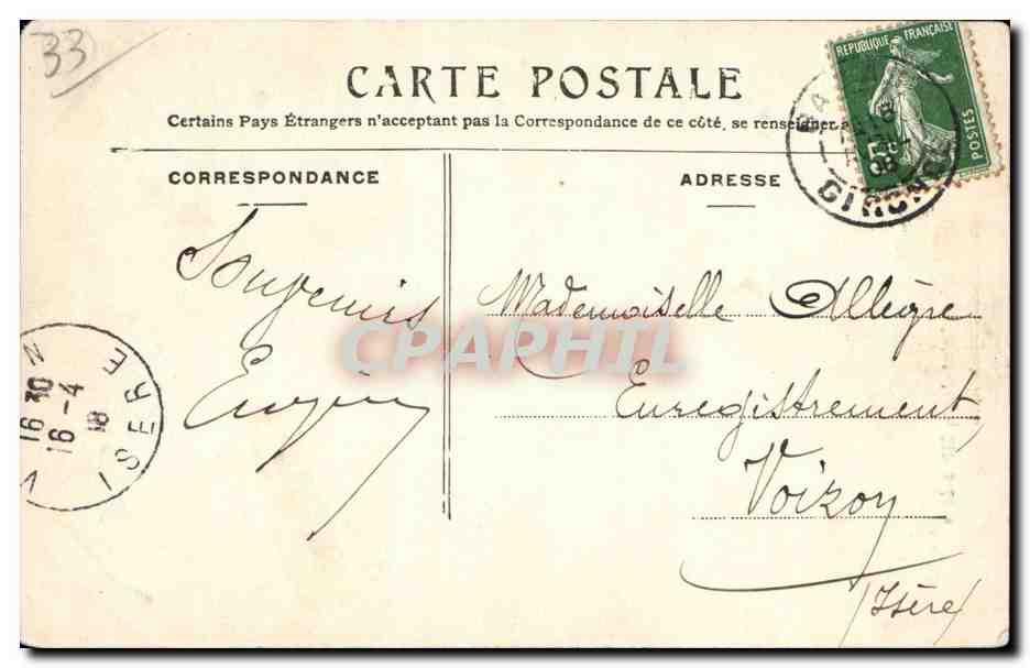 CPA Bazas Cathedrale Saint Jean 12eme — Back