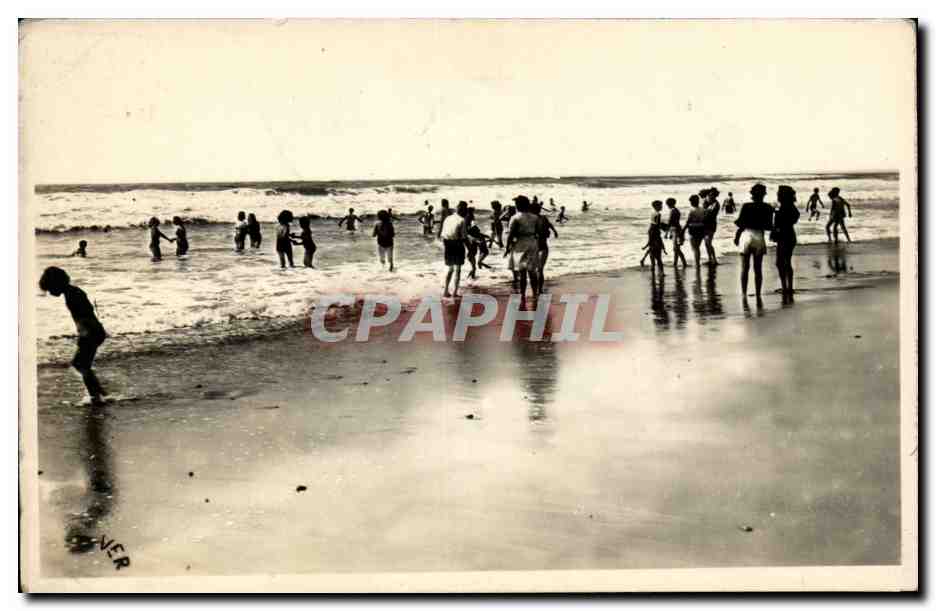 CPSM Lacanau Ocean L'heure du bain