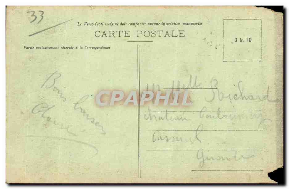 CPA Verdelais Le calvaire Une station — Back
