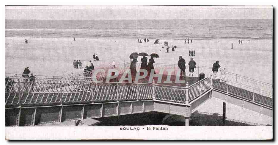 CPA Soulac Le ponton