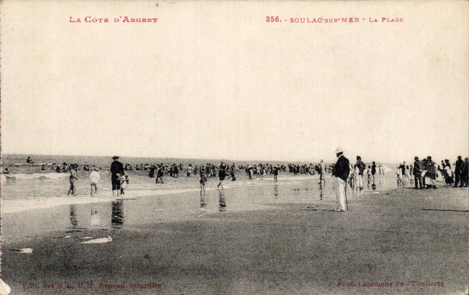 CPA Soulac sur Mer La plage