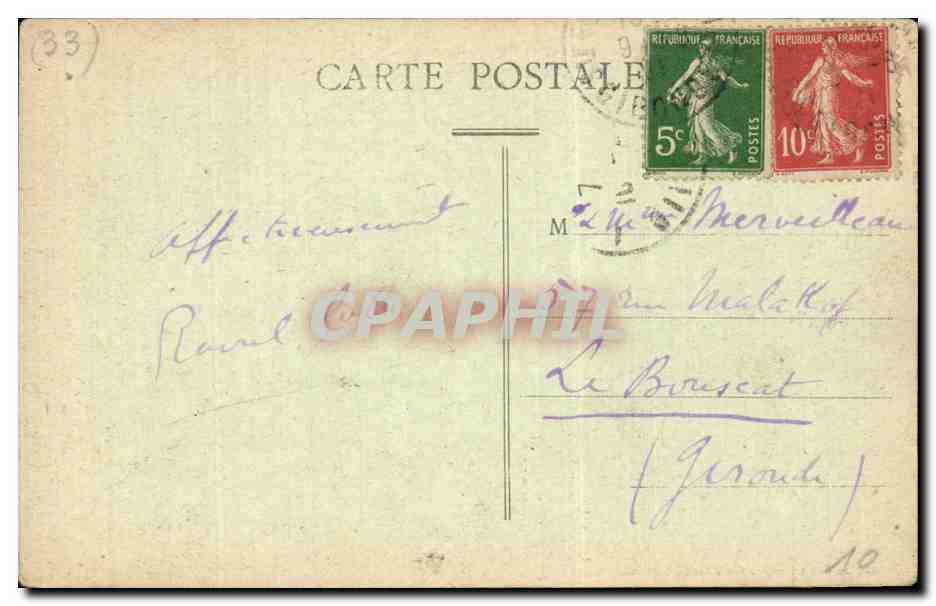 Ste Foy-la-Grande (Gironde) — Vue Panoramique — Éditeur inconnu, n° 158 — Reverso
