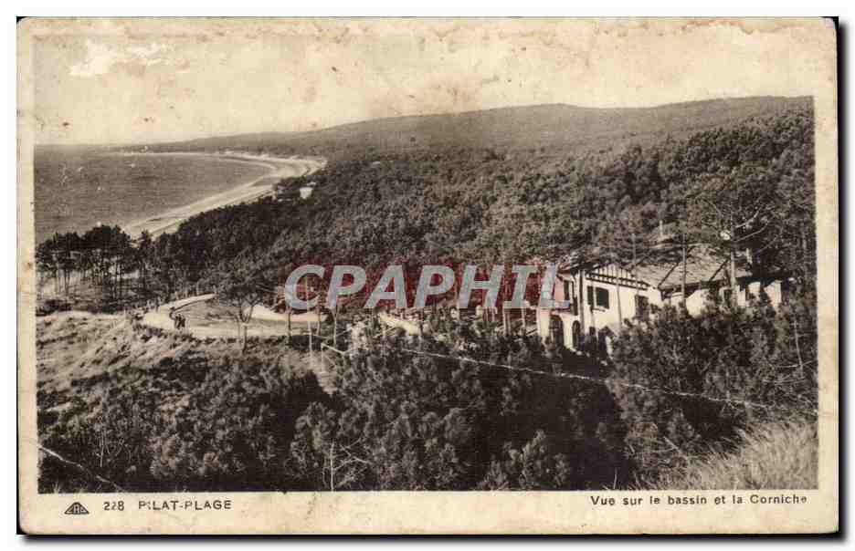Pilat-Plage — Vue sur le bassin et la Corniche — Pilat-Plage, n° 228