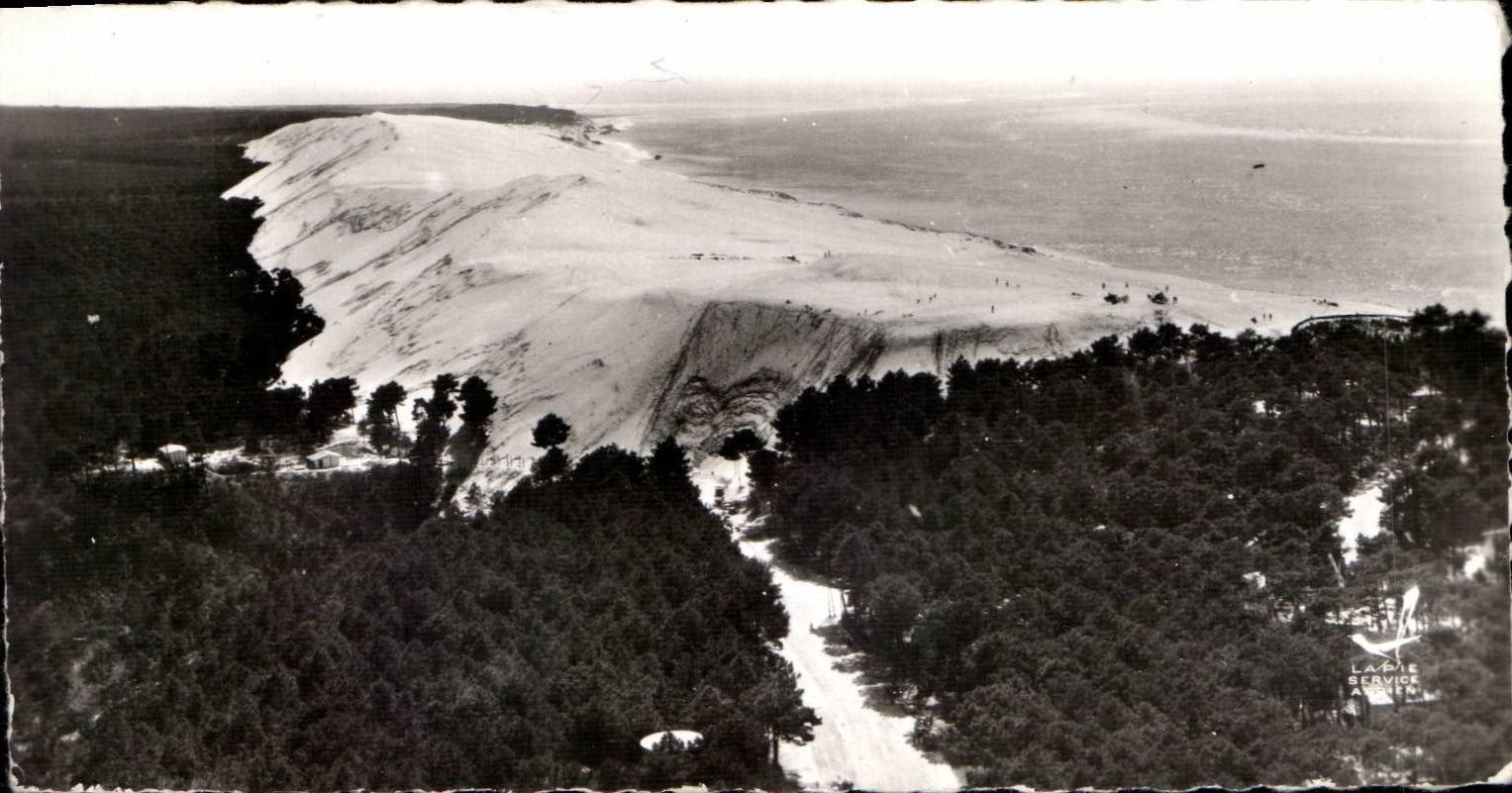 La grande dune du Pilat — 100 m, au sud du Bassin d'Arcachon — Laple Service Aérien