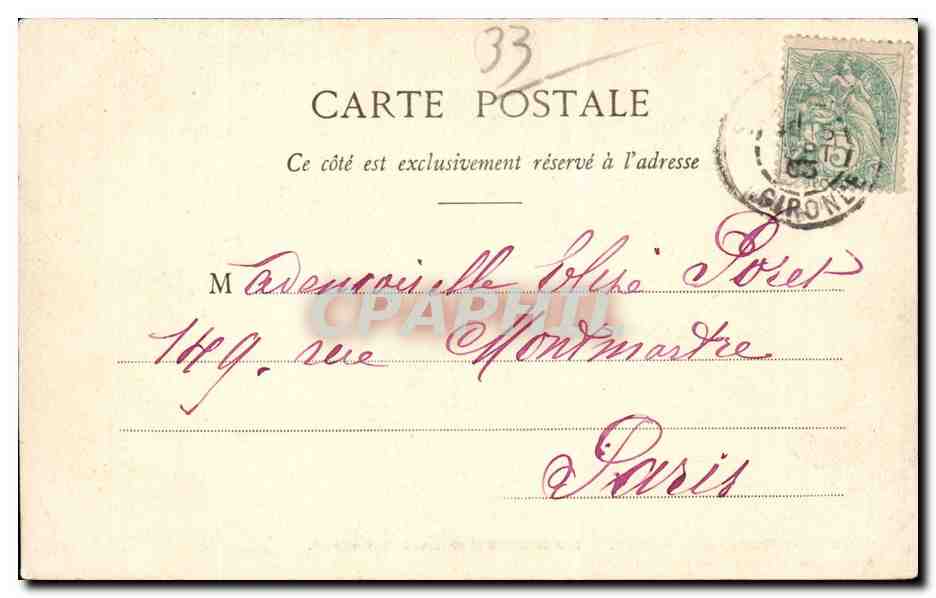 St-Émilion, près Libourne — Les Grandes Murailles (XIIIe siècle) — Henry Guillier, 31, 42 et 44 rue Fonneuve, Libourne — Reverso