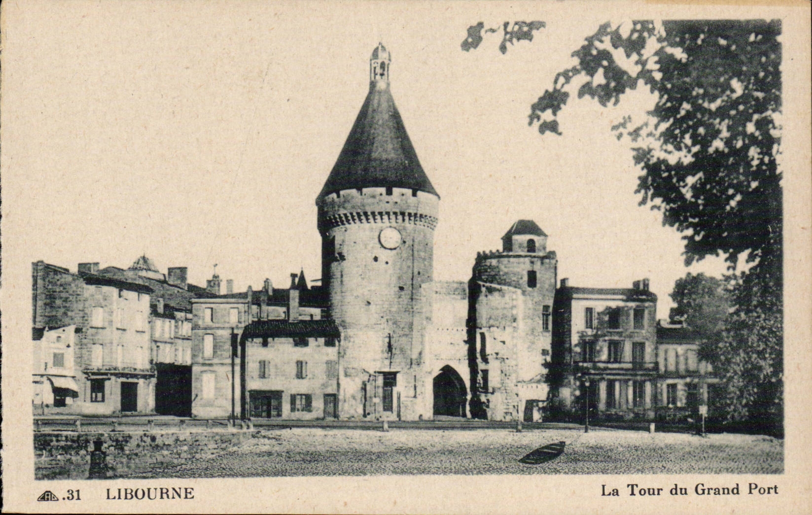 CPA Libourne La tour du grand port