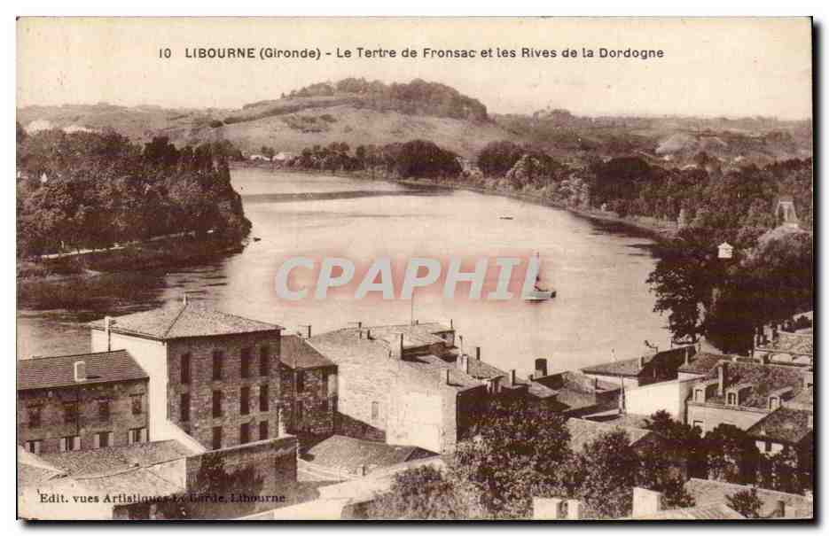 Libourne (Gironde) - Le Tertre de Fronsac et les Rives de la Dordogne — Edit. vues Artistiques, Libourne