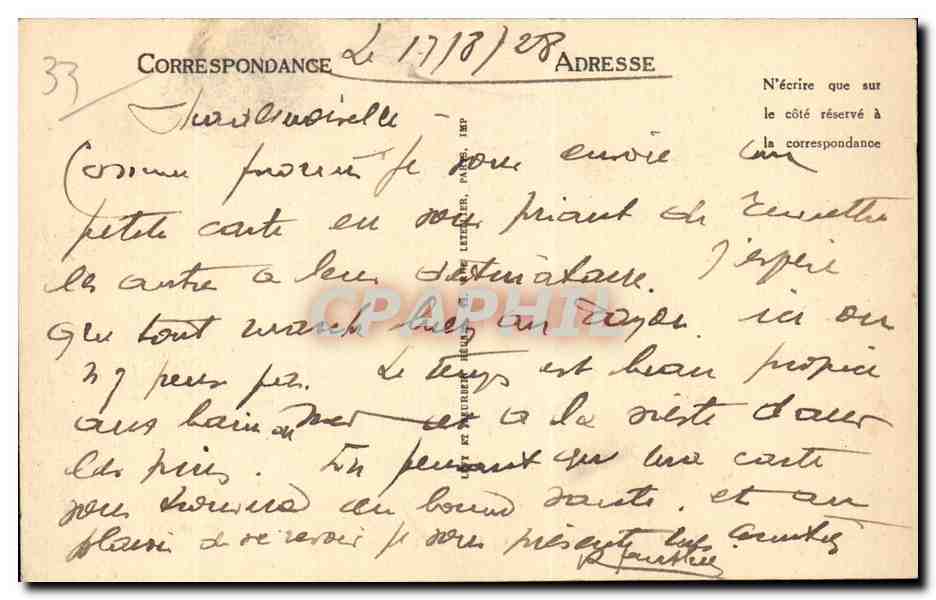 CPA Soulac sur Mer La plage a l'heure du bain — Rückseite