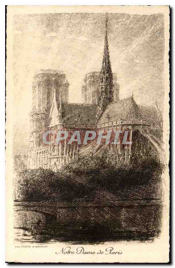 CPA La cathedrale de Paris