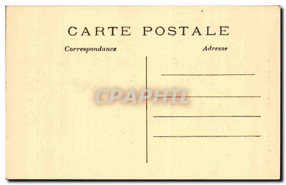 CPA Paris Eglise Notre Dame Chimere Le penseur — Rückseite