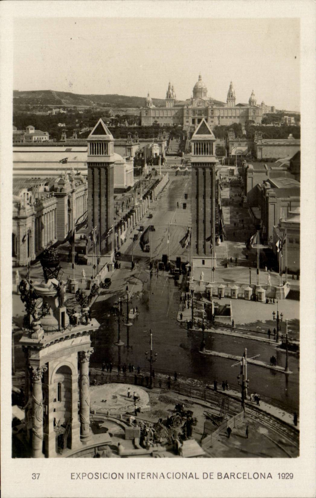 CPA Espagne Espana Spain Exposicion International de Barcelona 1929