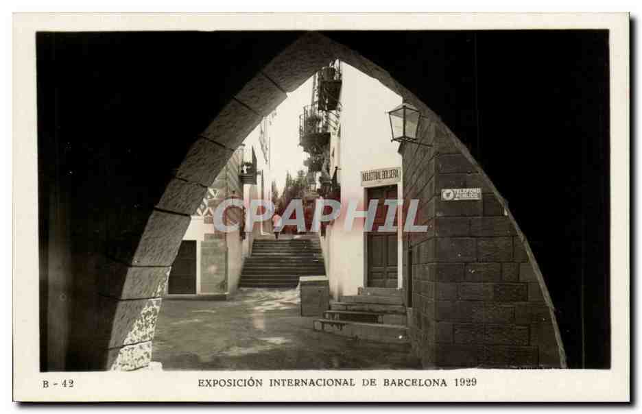 CPA Espagne Spain Espana Exposicion Internacional de Barcelona 1929