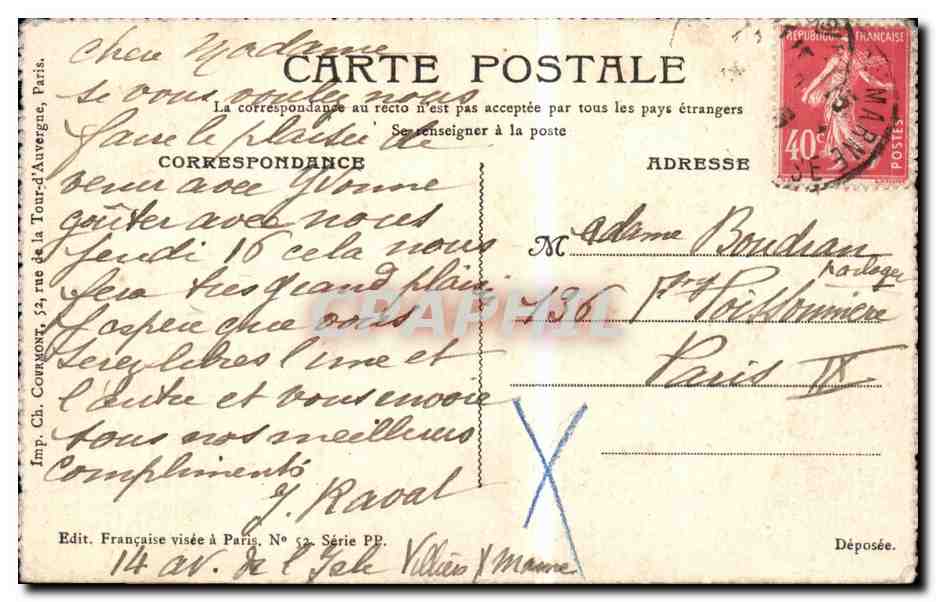 CPA Espagne Spain Espana Le muletier Ane Donkey — Rückseite