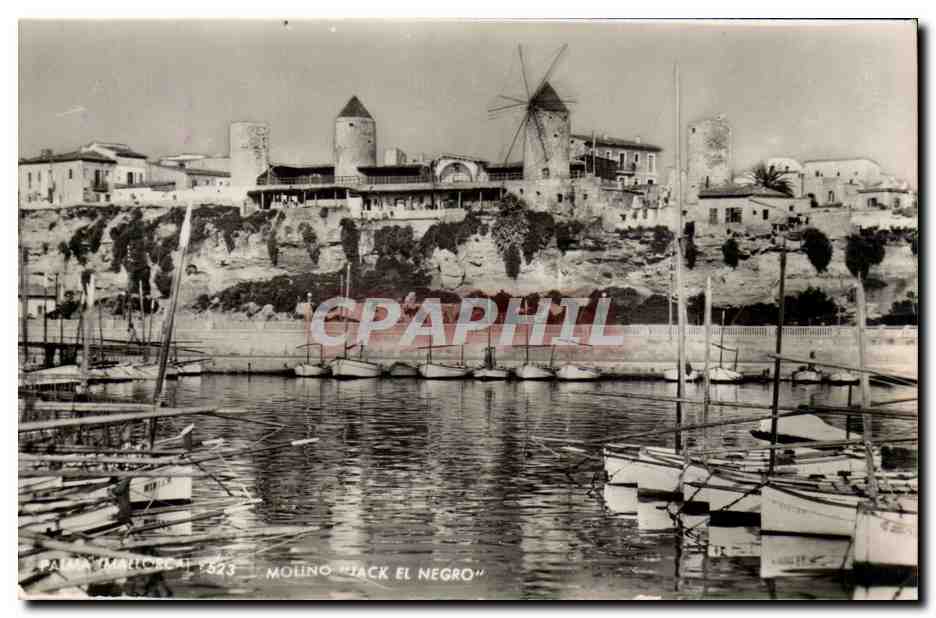 CPSM Espagne Spain Espana Palma Mallorca Molino Jack El Negro