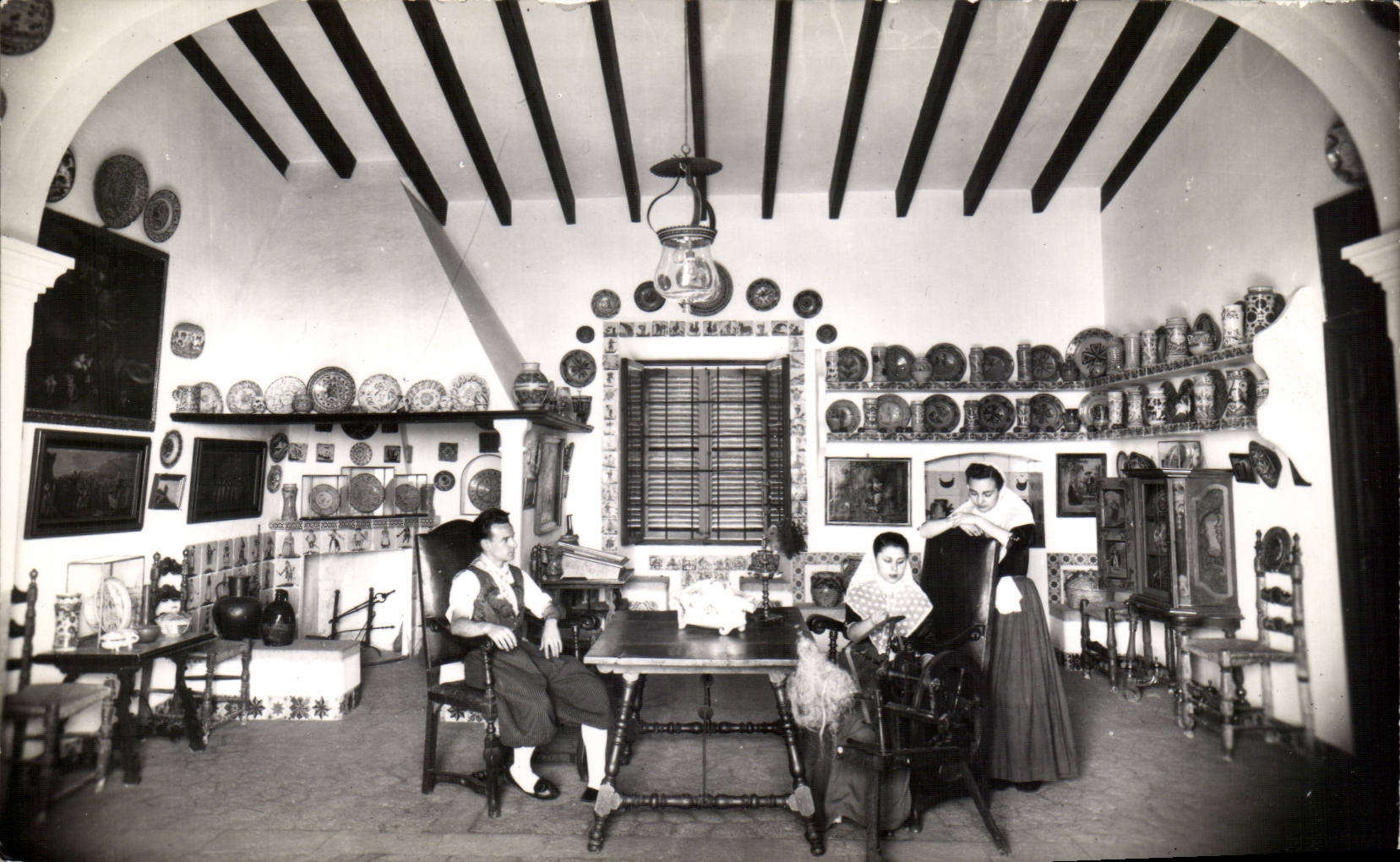 CPSM Espagne Spain Espana Mallorca Casa tipica Mulet Genova Folklore 