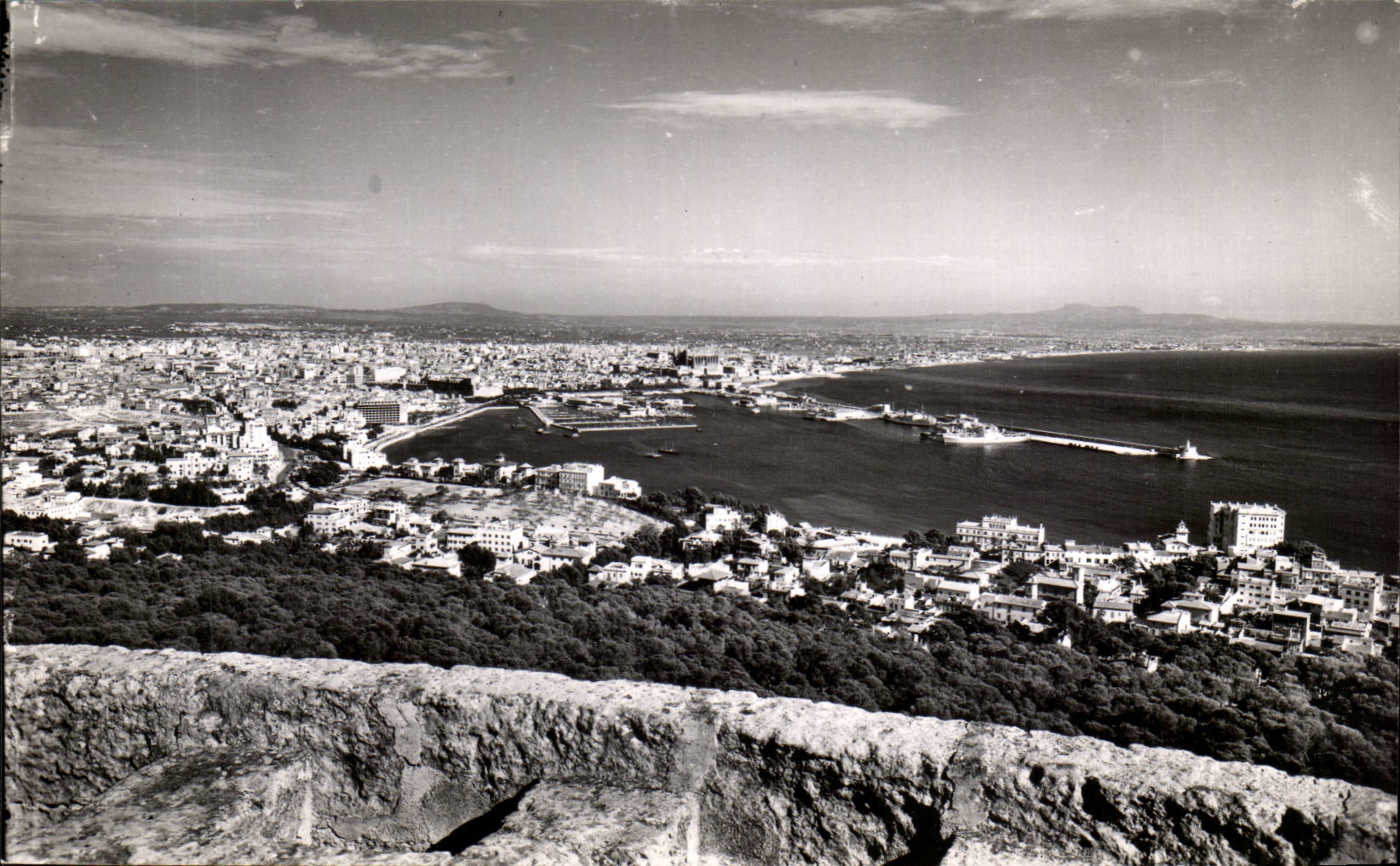 CPSM Espagne Spain Espana Mallorca Palma Vista general desde el Castillo de Bellver