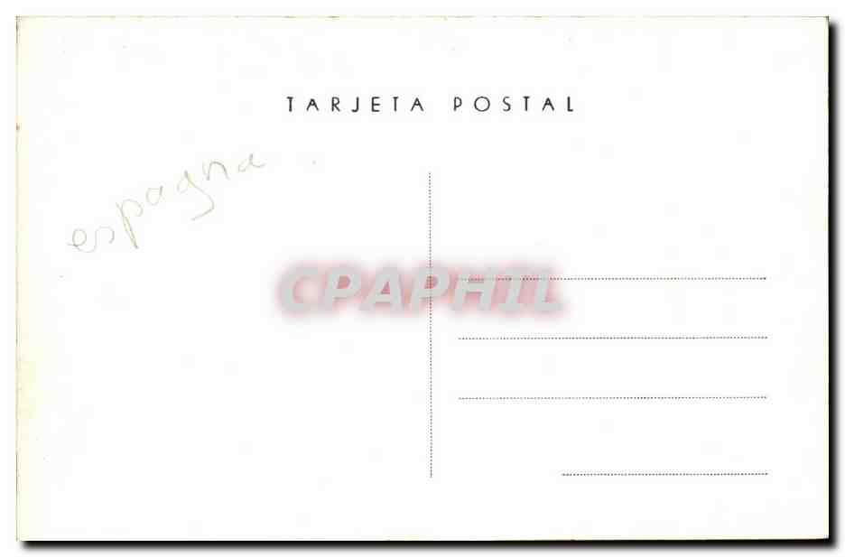 CPSM Espagne Spain Espana Mallorca Porto Cristo — Back