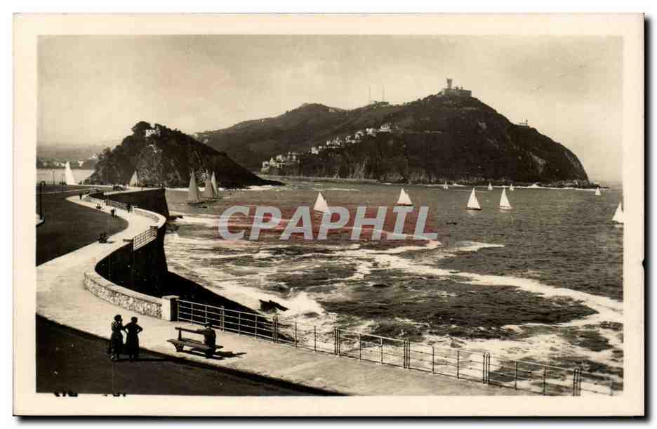 CPSM Espagne Spain Espana San Sebastian Paseo de Jose Antonio