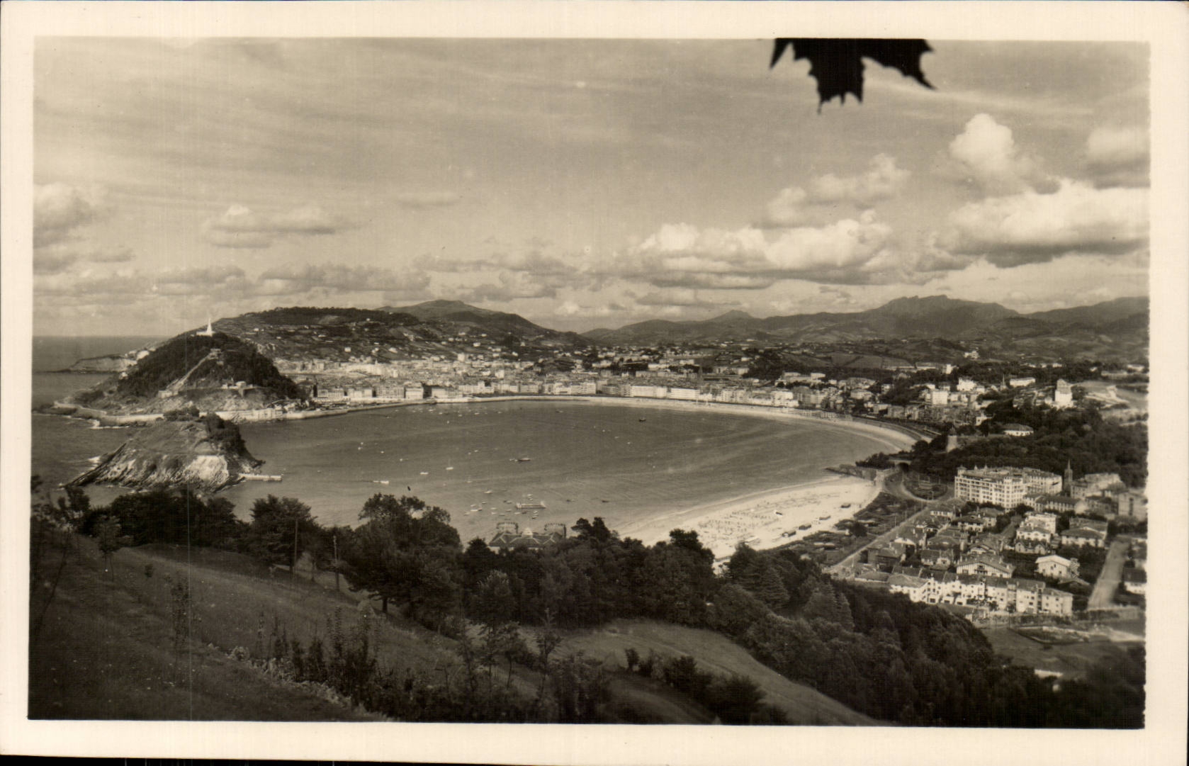 CPSM Espagne Spain Espana San Sebastian Vista general desde el Monte Igueldo