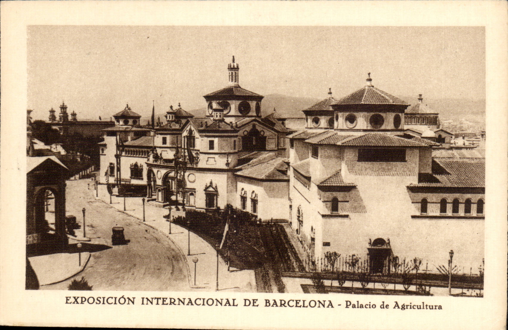 CPA Espagne Spain Espana Exposicion Internacional de Barcelona Palacio de Agricultura