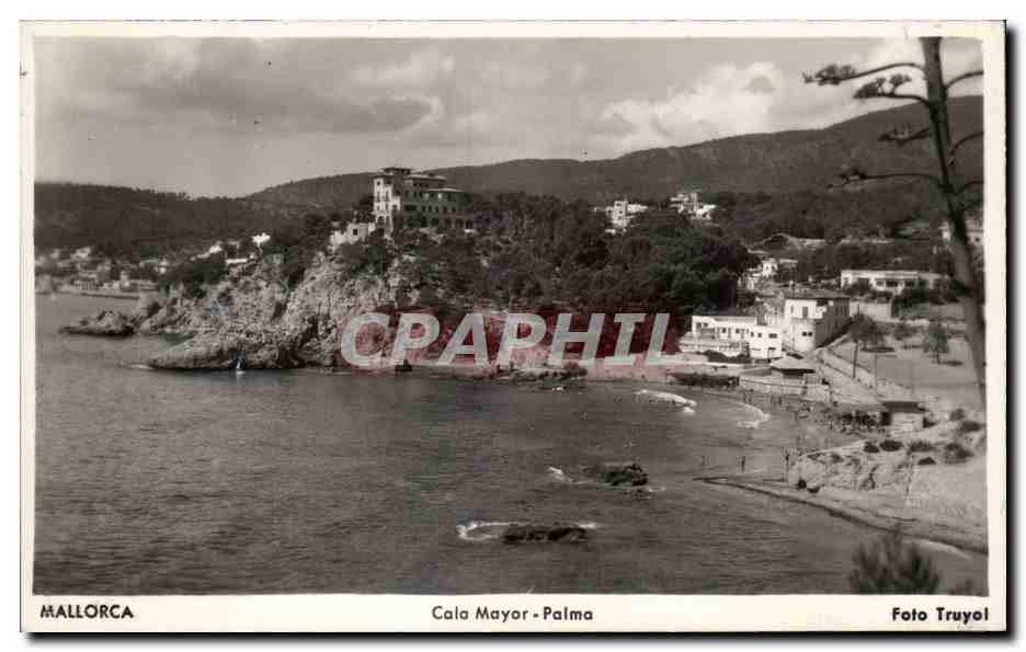 CPA Espagne Spain Espana Mallorca Cala Mayor Palama Foto Truyol