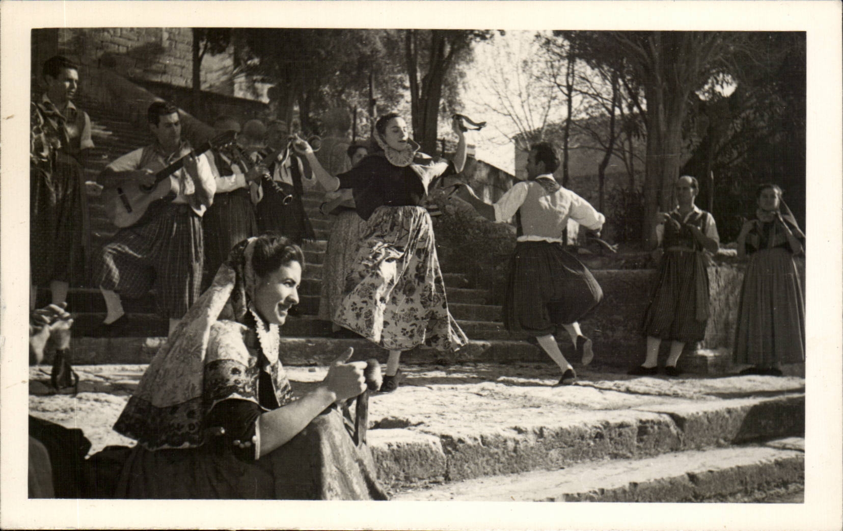 CPA Espagne Espana Spain Aires de Montanya Selva 1er Premio internacional en Llangollen y Madrid 1949