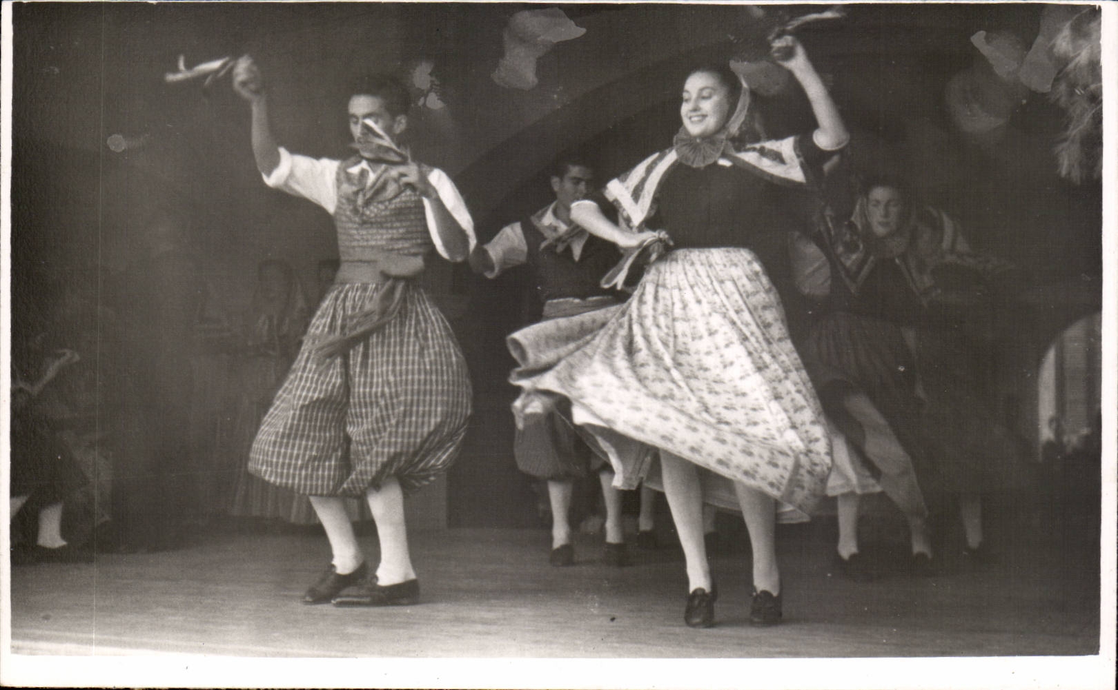 CPA Espagne Espana Spain Aires de Montanya Selva 1er Premio internacional en Llangollen y Madrid 1949