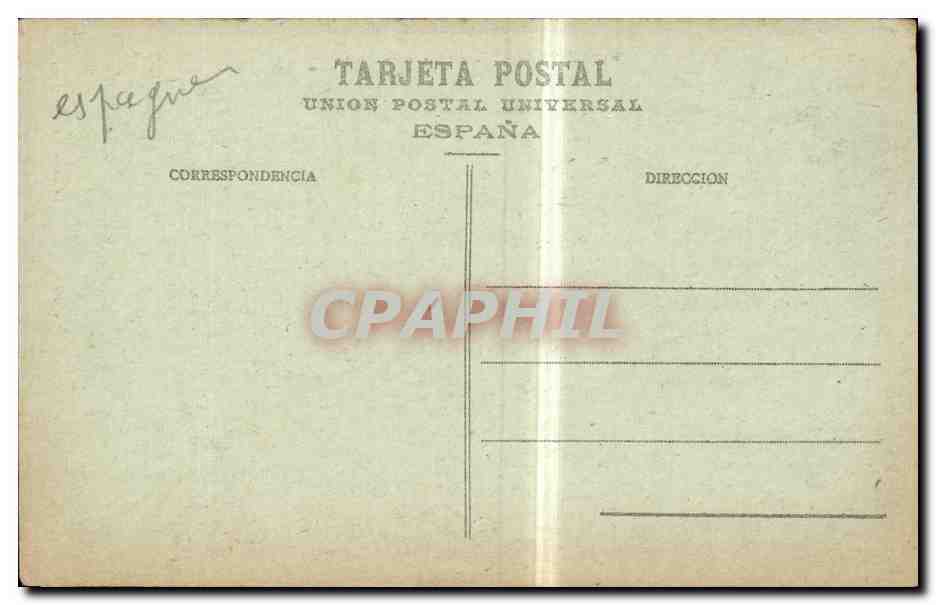 CPA Espagne Espana Spain Roncesvalles Vista general — Rückseite