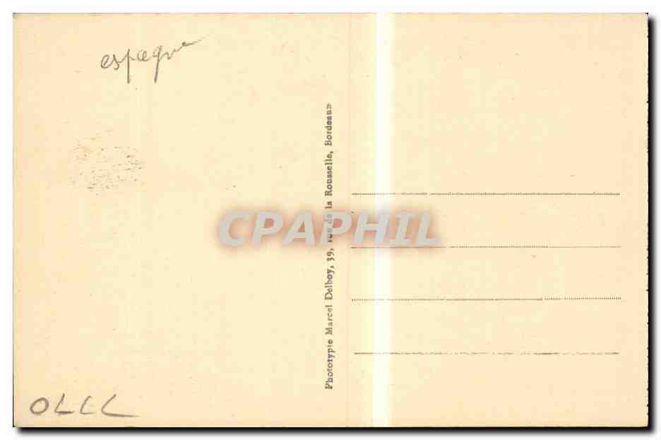 CPA Espagne Espana Spain Fuenterrabia Puerta Santa Maria y typos de pesendoras — Rückseite
