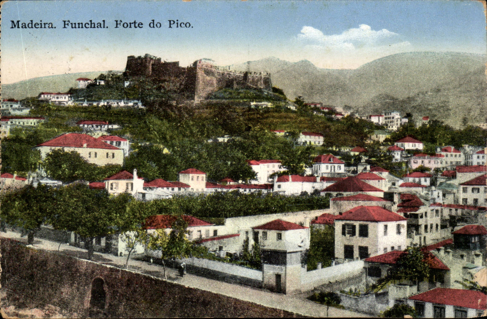 CPA Portugal Madeira Funchal Forte do Pico