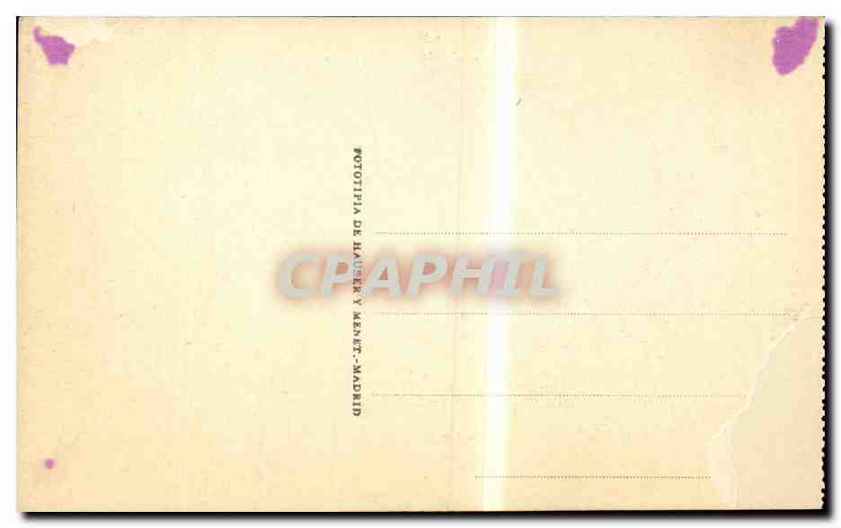 CPA Espagne Spain Espana Madrid Puerta del sol — Rückseite
