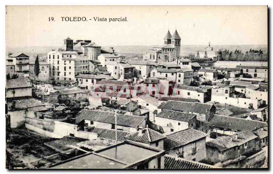 CPA Espagne Spain Espana Toledo Vista parcial