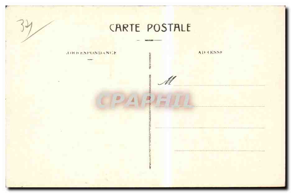 CPA Palavas Le canal et le casino — Back