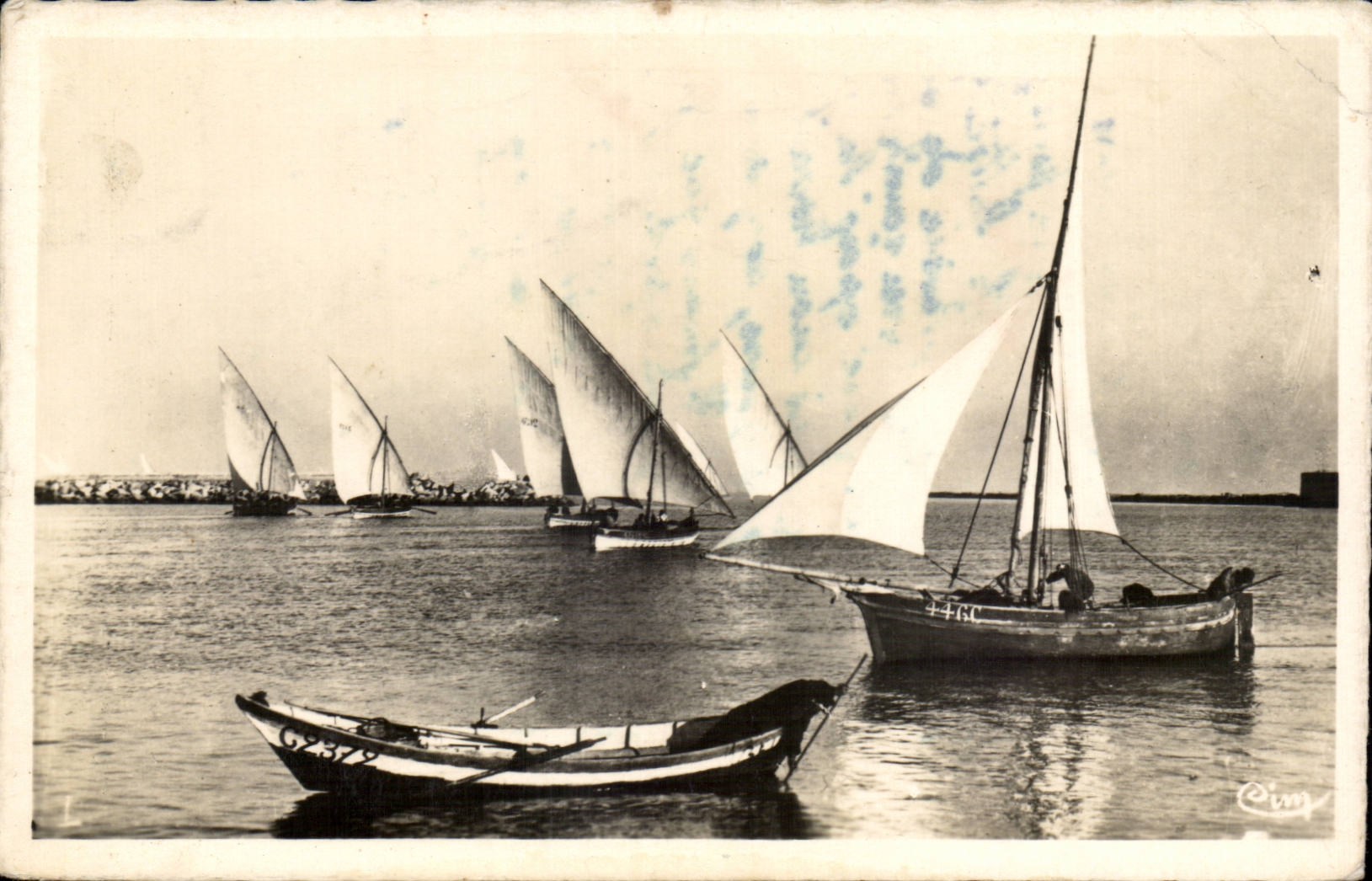 CPA Palavas les flots Depart pour la peche
