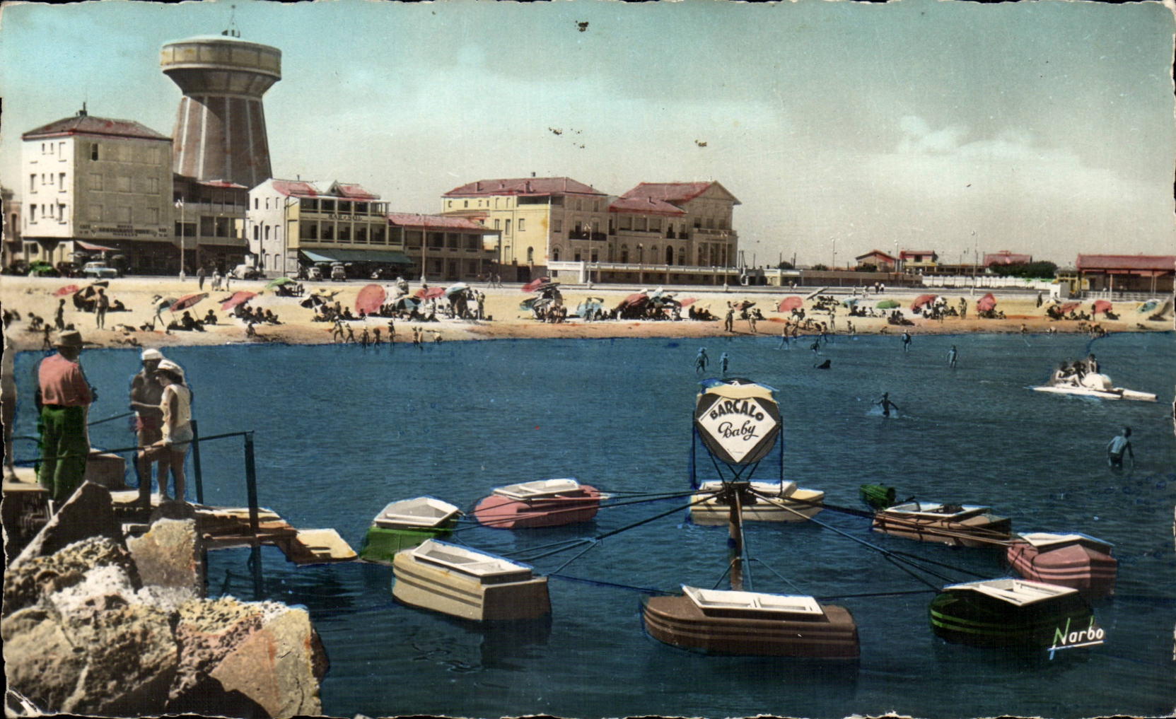 CPSM Palavas les flots Plage rive gauche et jeux de plage