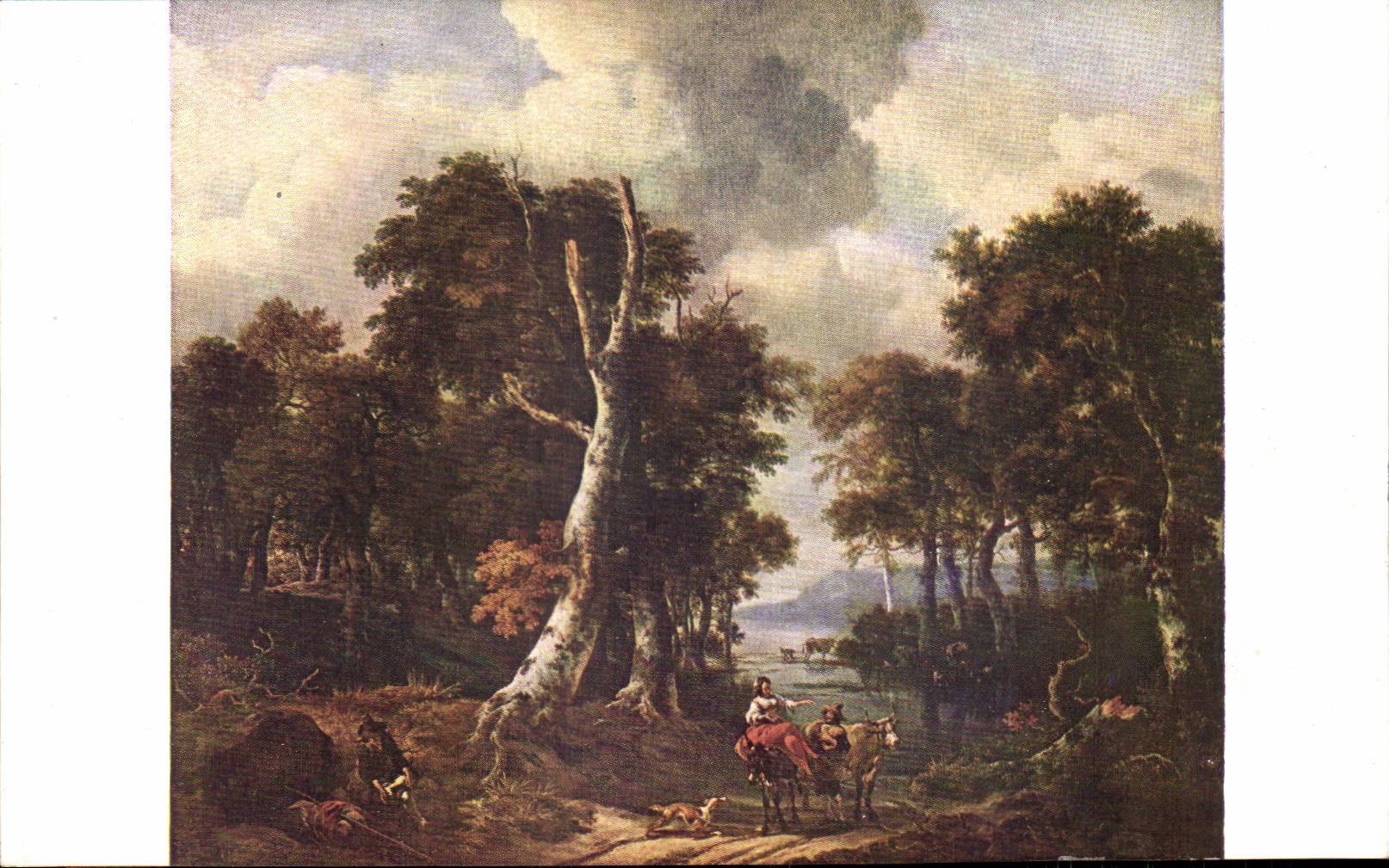 CPA Musee du Louvre Paris Jacob Ruysdael 1628 1682 La foret 