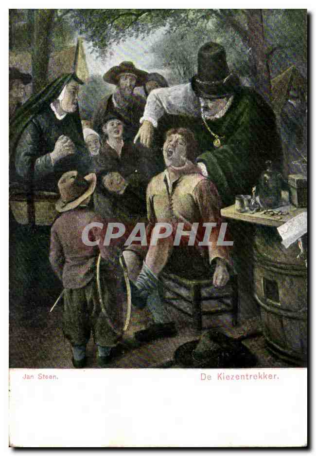 CPA Jan Steen De Kiezentrekker L'arracheur de dents