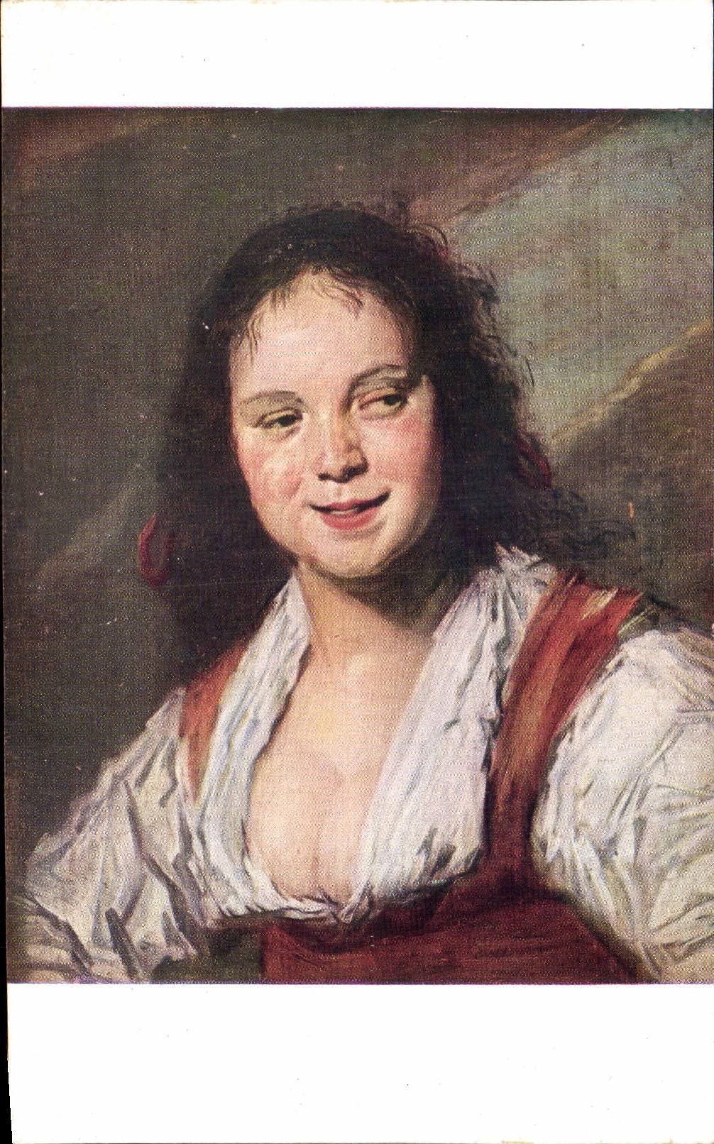 CPA Musee du Louvre Paris Frans Hals La bohemienne